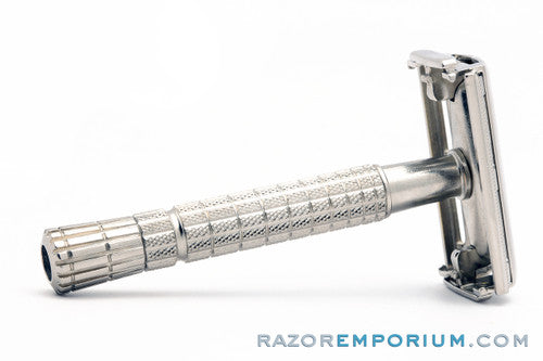 1954 Gillette Regular Flair Tip Super Speed Safety Razor Factory Nickel Revamp