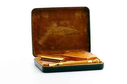 1930's Gillette NEW Windsor DE Safety Razor Set