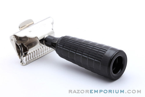1940's Gem Junior Fat Handle SE Safety Razor - Factory Nickel Revamp