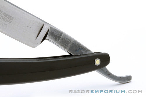 5/8" Timor Blue Steel 150 by Giesen & Forsthoff Straight Razor Shave Ready