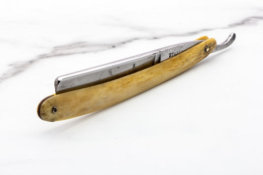 5/8" Vintage Restored Starlight C.A. Johnson Inc. Straight Razor