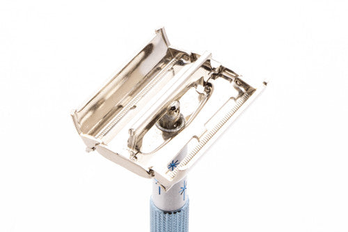 1972 Gillette Blue Star Lady Gillette Double Edge Safety Razor S3