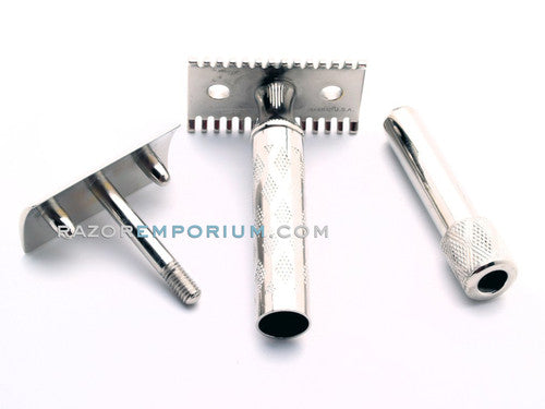 1920's Gillette New Improved Standard DE Safety Razor  | Rhodium Revamp