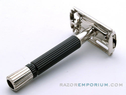 1974 U1 Gillette Black Handle Super Speed TTO Safety Razor
