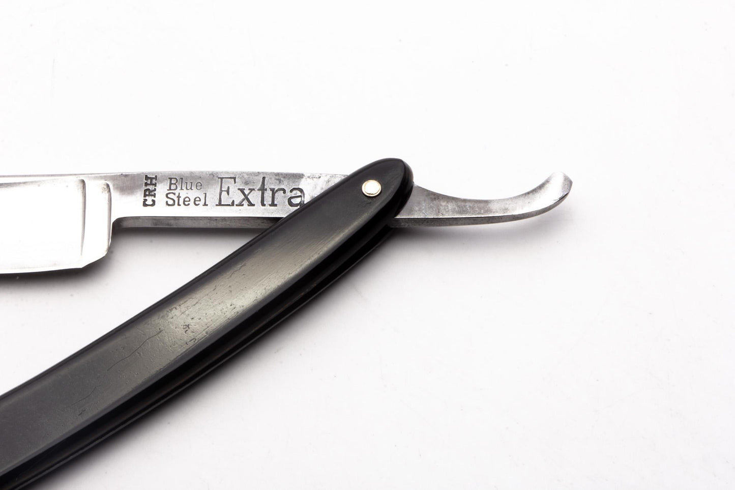 5/8" Vintage Restored H&H Blue Steel Extra Straight Razor