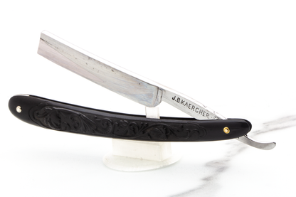 5/8" Vintage Restored Black Diamond J.B. Kaercher Straight Razor