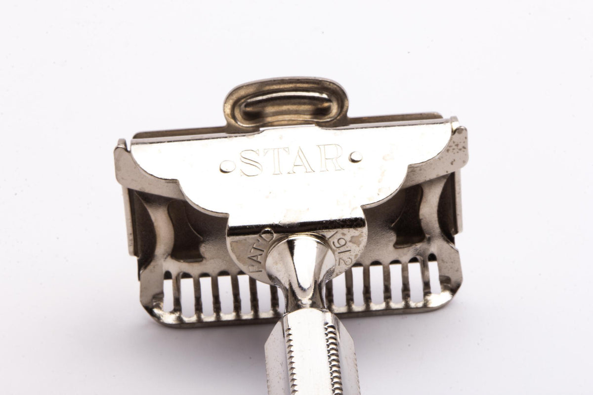 1875 Star Razor 1950's Star 1912 Style Single Edge Safety Razor | Original Condition ...