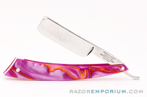 6/8" L. Herder & Son Tuesday Straight Razor | Custom Scales