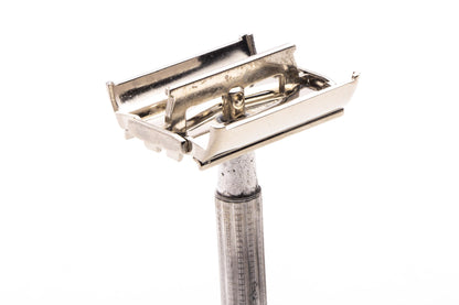 1959 D2 Gillette Blue Tip LIGHT Super Speed Safety Razor | Original Condition