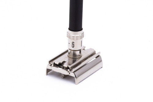 1969 Gillette Super 109 Long Handle Super Adjustable DE Safety Razor O3 with Case and Blade Bank