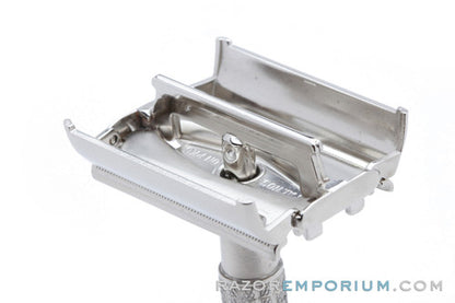 1964 Gillette Flair Tip Super Speed Safety Razor J1 Factory Nickel