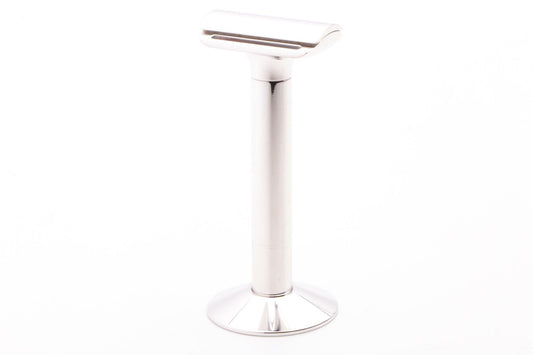Hone Type 15 Stainless Steel Double Edge Safety Razor | Rhodium Revamp