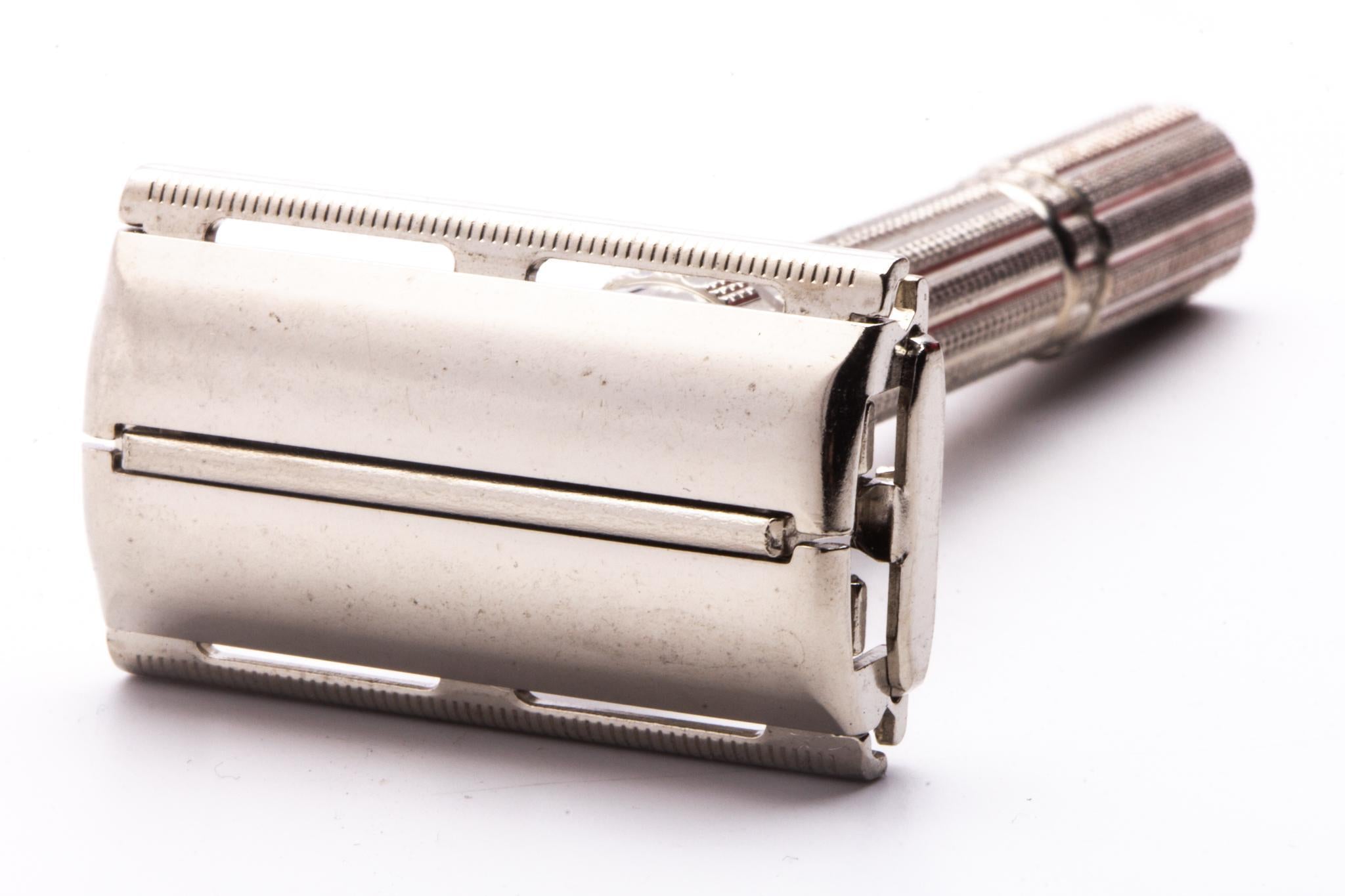 1964 J2 Gillette Slim Adjustable Double Edge Safety Razor | Original C ...