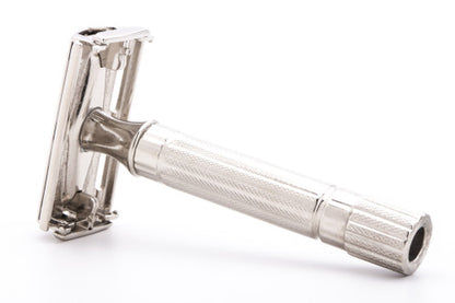 1947-50 Gillette Aristocrat Double Edge Safety Razor | Factory Nickel Revamp