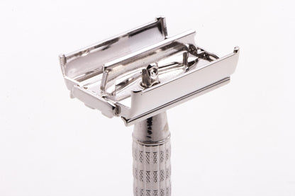 1956 B2 Gillette Red Tip Heavy Super Speed Safety Razor | Rhodium Revamp