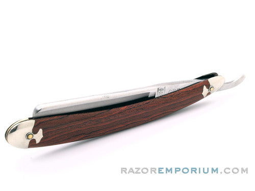 5/8" L. Holzhauer Sons "Gilt Edge" New York Straight Razor w/ Original Scales