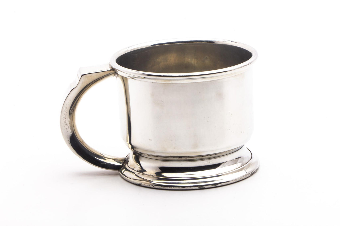 Pewter Handmade Steel Shaving Mug