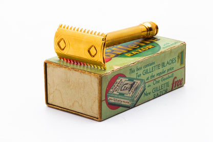 1930's Gillette Goodwill Double Edge Razor with Original Box | Original Condition