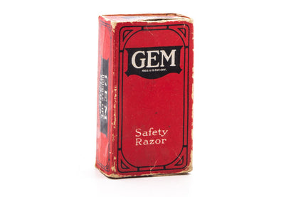 1912 Gem Single Edge Safety Razor Set | Original Condition
