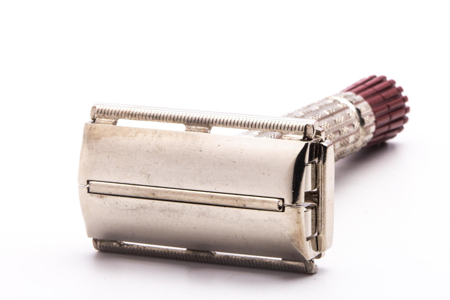 1956 B1 Gillette Heavy Red Tip Super Speed TTO Double Edge Safety Razor | Original Condition