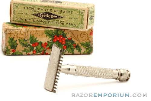 Gillette Long Comb in Box w/ replacement handle