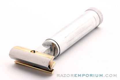 1920's Schick Type A Gold Repeating Injector Razor Set