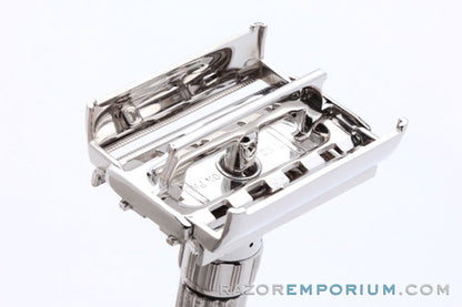 1960 Gillette F4 Toggle Adjustable DE Safety Razor | Rhodium Revamp