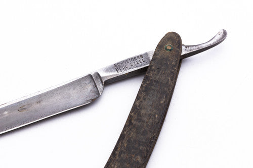 4/8" Schneiders Blue Steel Straight Razor