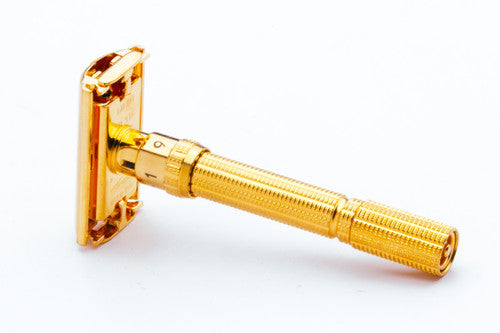1963 Gillette Slim Adjustable Safety Razor 24K Gold Revamp