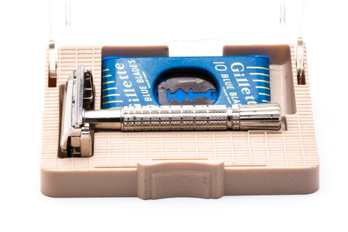 1960 F1 Gillette Flare Tip Super Speed Safety Razor Set
