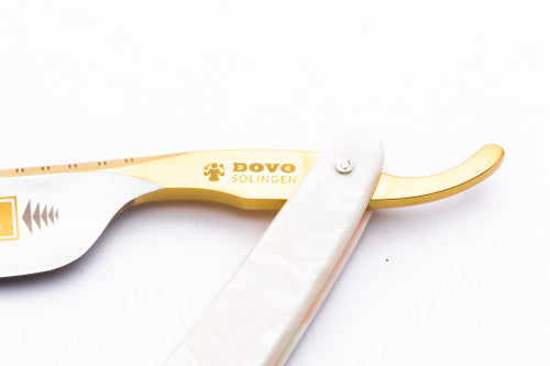 6/8" Dovo "2 Bismarck" Pearl Full Hollow Straight Razor-Shave Ready | Used