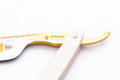 6/8" Dovo "2 Bismarck" Pearl Full Hollow Straight Razor-Shave Ready | Used