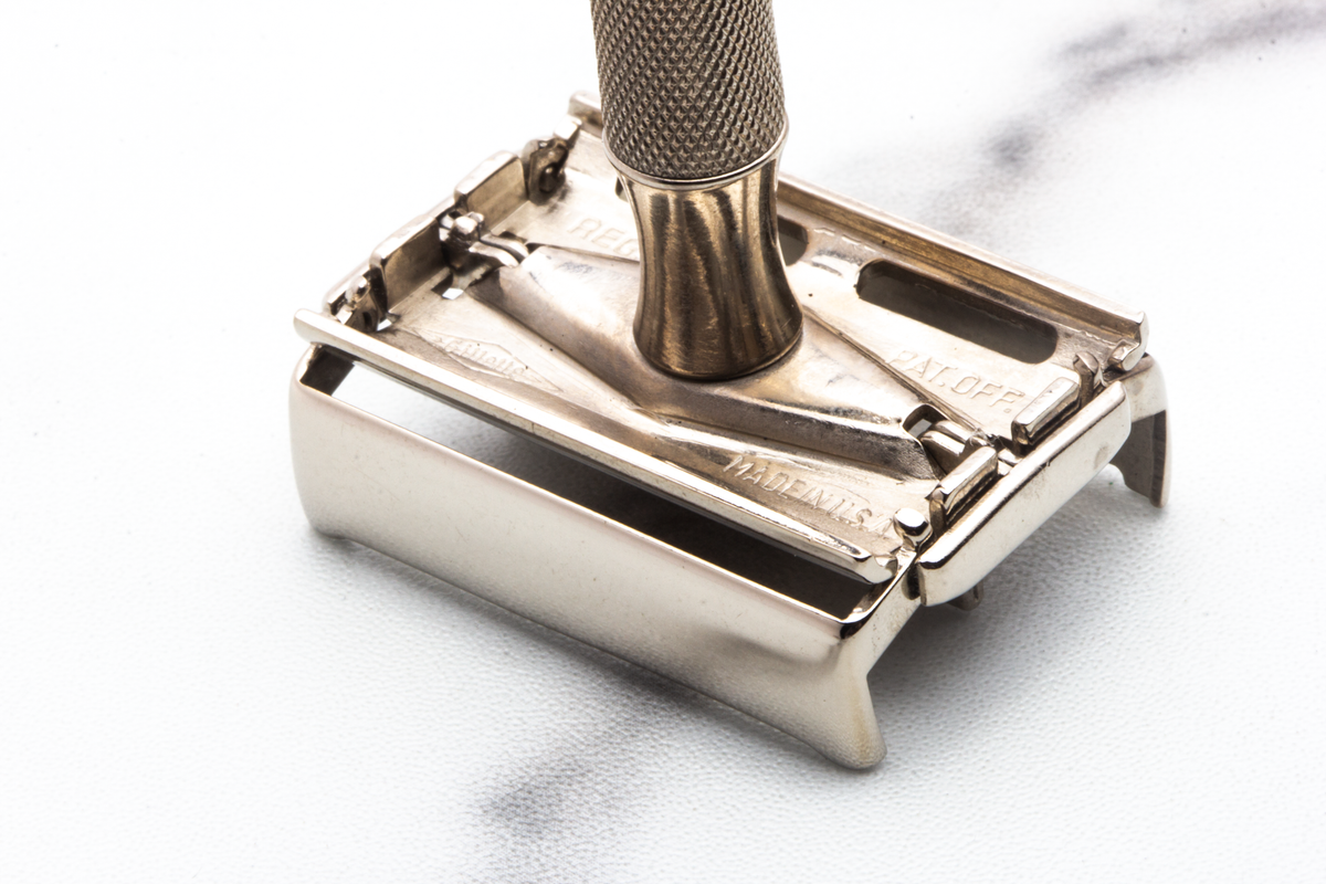 1940's Gillette TTO Milord Double Edge Safety Razor | Factory Nickel Revamp