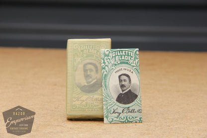 Gillette Old Type Double Edge (5) - New Old Stock (NOS) Razor Blades