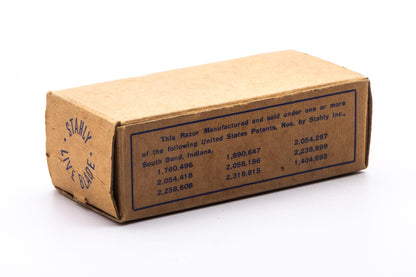 Stahly Live Blade Wind Up Vibrating Safety Razor w/ Wood Box | Original Condition