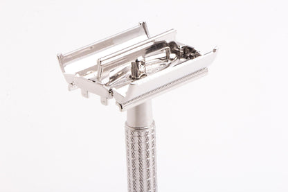 1964 J3 Gillette Flare Tip DE Super Speed Safety Razor | Rhodium Revamp