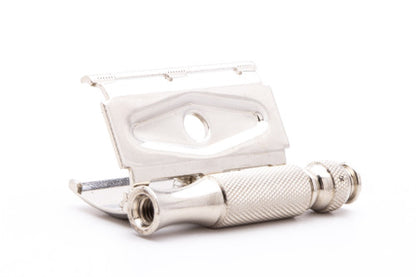 1964 Gillette Ball End Tech Travel Safety Razor J4