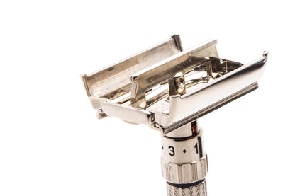 1961 G2 Gillette Fatboy Adjustable Double Edge Safety Razor Set | Original Condition