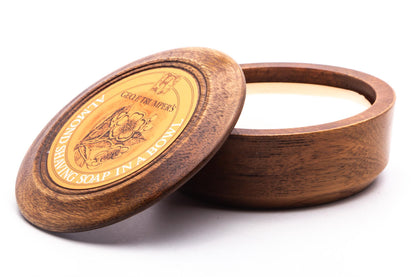 Geo F. Trumper | Almond Oil Hard Shaving Soap in Wooden Bowl