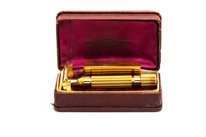 1948-50 Gillette Aristocrat Double Edge Safety Razor Set| Original Condition