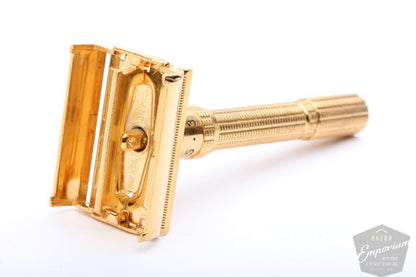 Gillette 1965 Slim Adjustable Safety Razor * Gold Revamp