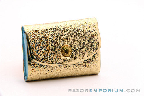 1964 Gillette Travel Tech Razor With Gold Tone Carrying Case - J4