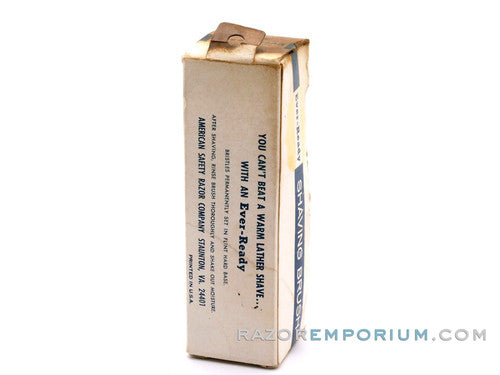 Ever-Ready Super Fine Badger Red & Cream Shaving Brush w/ Original Box