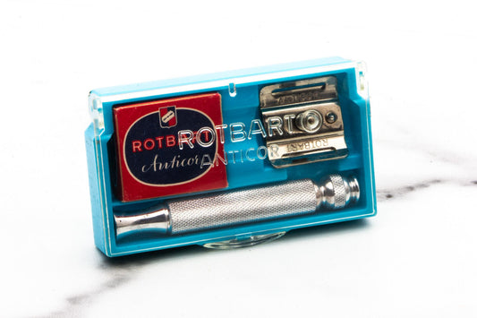 Rotbart Anticor Double Edge Travel Razor Set | Original Condition