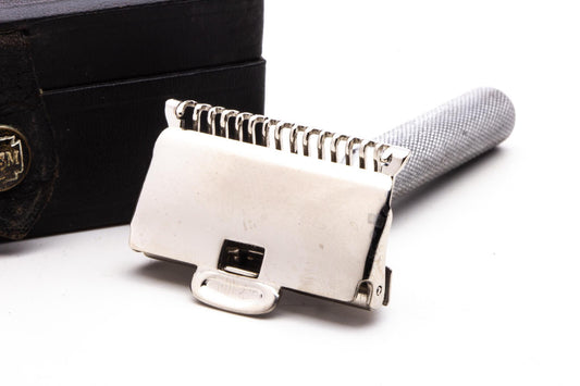 1930's Gem Damaskeene Style Single Edge Safety Razor Set | Original Condition