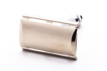 1978 N4 Gillette Ball End Tech Travel Double Edge Safety Razor  | Original Condition