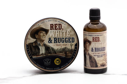 Strike Gold Shave | Red White & Rugged After Shave Splash