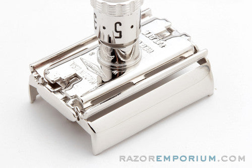 1976 W3 Gillette Super 109 Adjustable DE Safety Razor | Rhodium Revamp