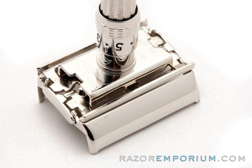 1966 Gillette L3 Slim Adjustable DE Safety Razor Rhodium Revamp