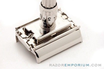 1966 Gillette L3 Slim Adjustable DE Safety Razor Rhodium Revamp